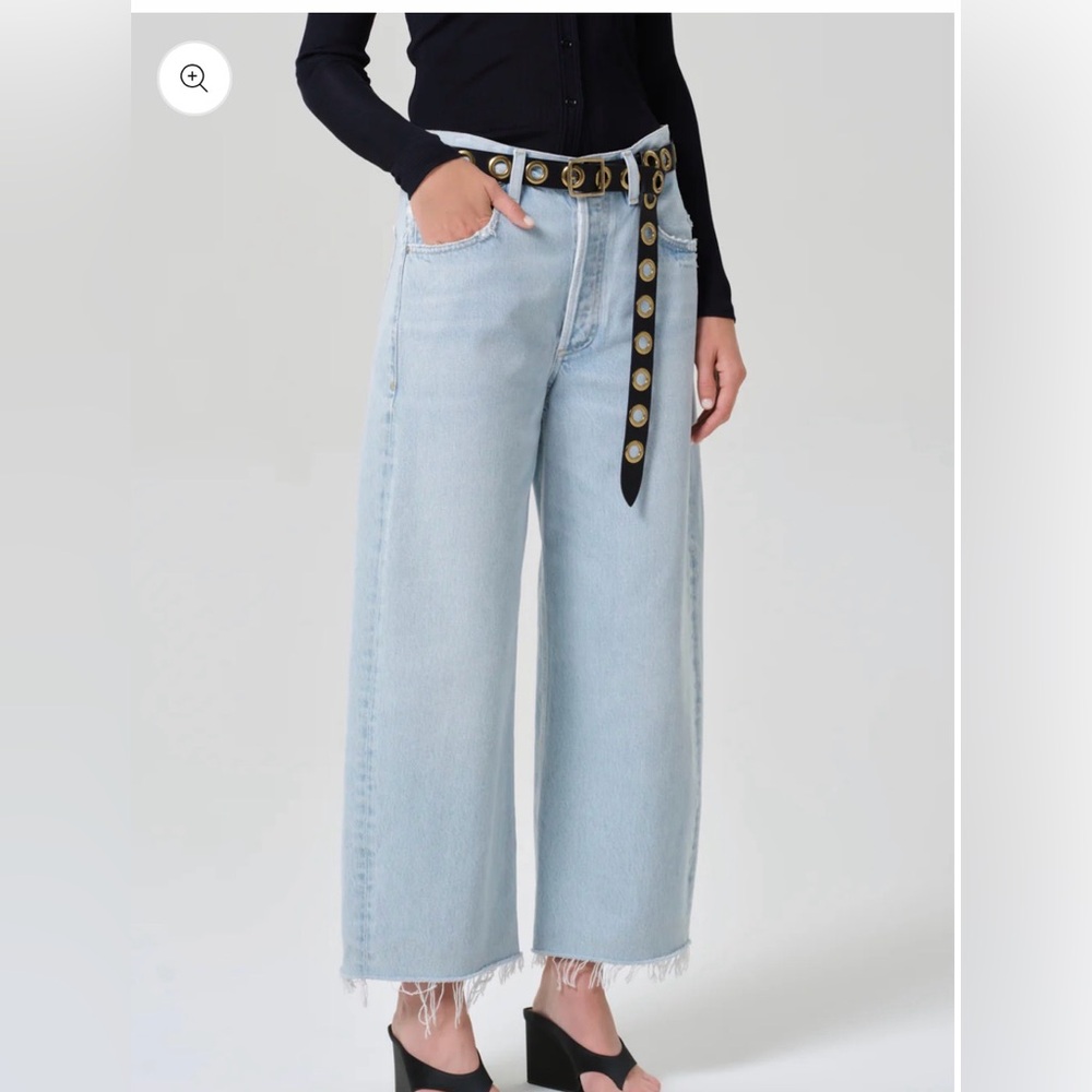 Citizens Of Humanity Light Blue Wide Leg Jeans
